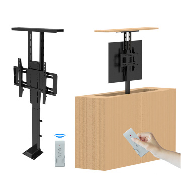 Extendable Electric Up And Lift Motorized Hidden Tv Lift Stand For Tvs